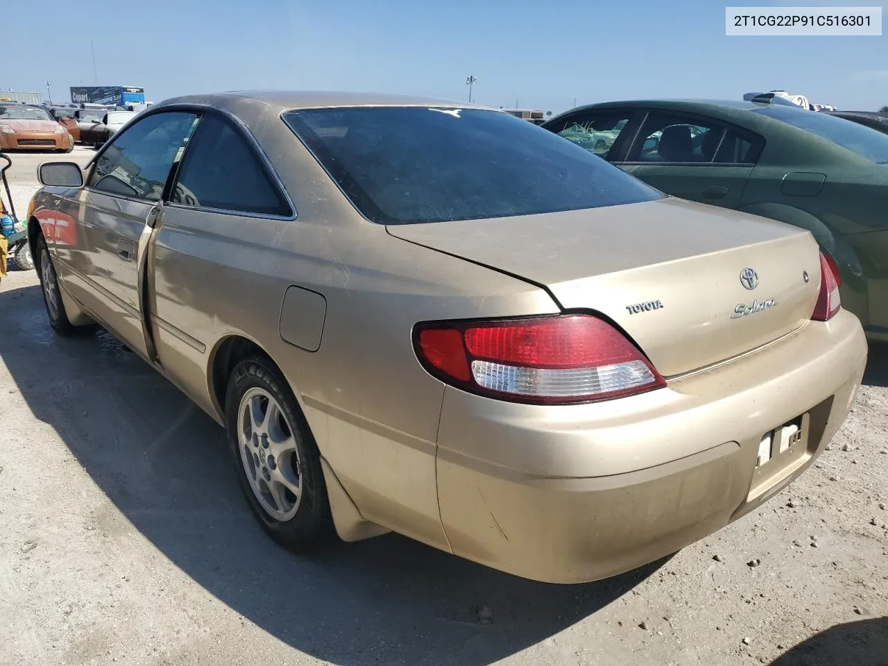 2001 Toyota Camry Solara Se VIN: 2T1CG22P91C516301 Lot: 75027014