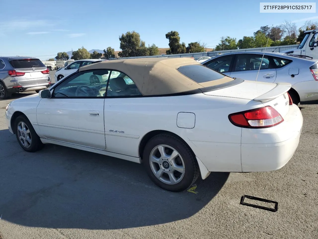 2001 Toyota Camry Solara Se VIN: 2T1FF28P91C525717 Lot: 75699424