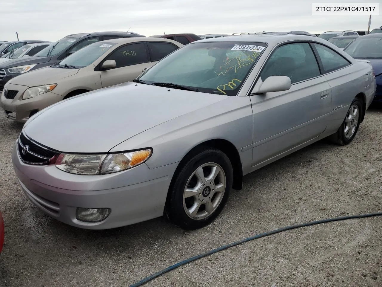 2001 Toyota Camry Solara Se VIN: 2T1CF22PX1C471517 Lot: 75935934