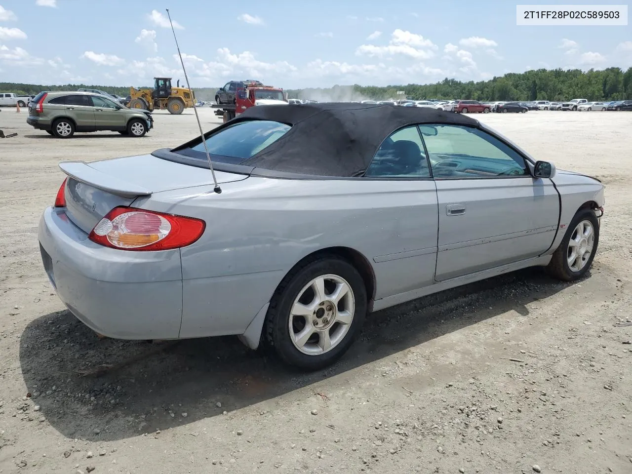 2T1FF28P02C589503 2002 Toyota Camry Solara Se