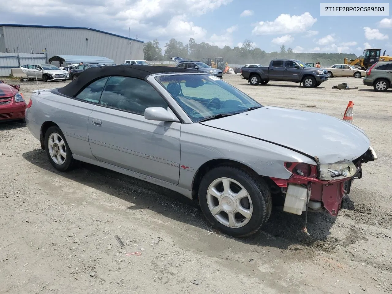 2T1FF28P02C589503 2002 Toyota Camry Solara Se