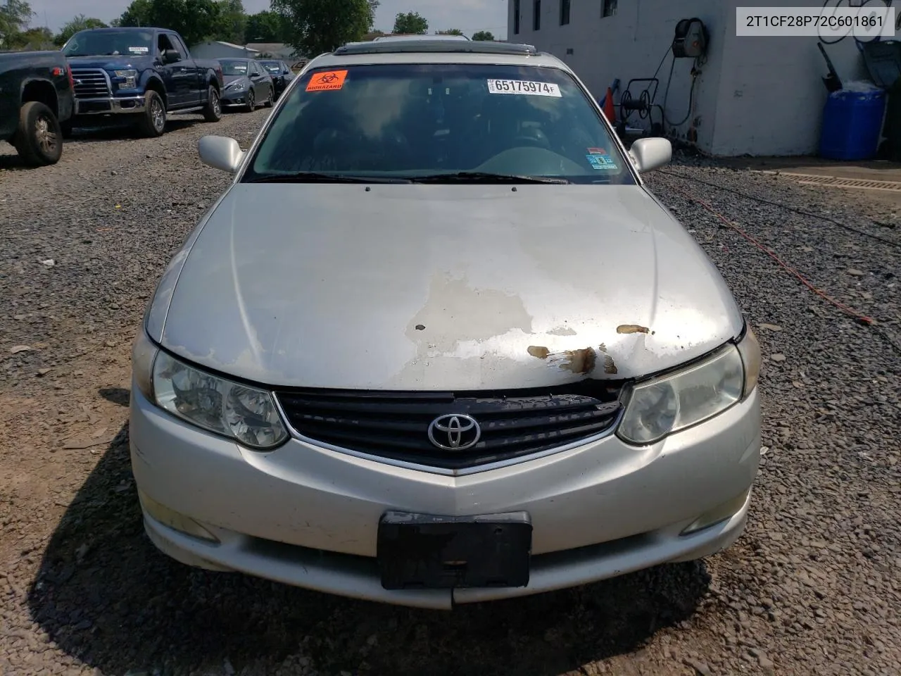 2002 Toyota Camry Solara Se VIN: 2T1CF28P72C601861 Lot: 65175974