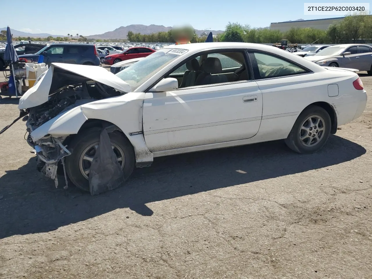 2002 Toyota Camry Solara Se VIN: 2T1CE22P62C003420 Lot: 66630304