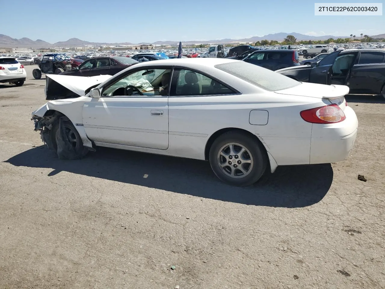 2002 Toyota Camry Solara Se VIN: 2T1CE22P62C003420 Lot: 66630304