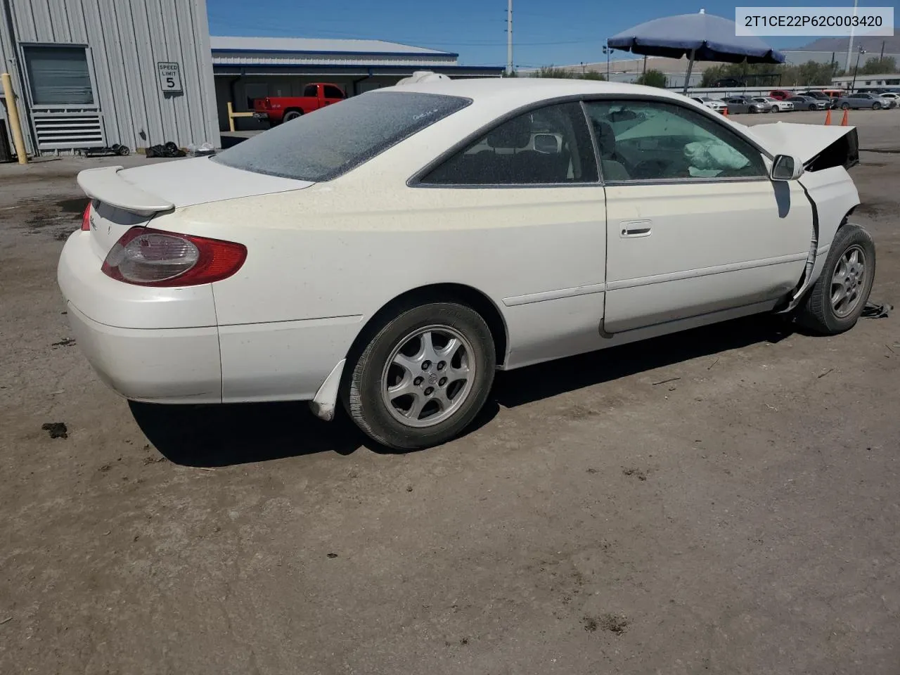 2002 Toyota Camry Solara Se VIN: 2T1CE22P62C003420 Lot: 66630304