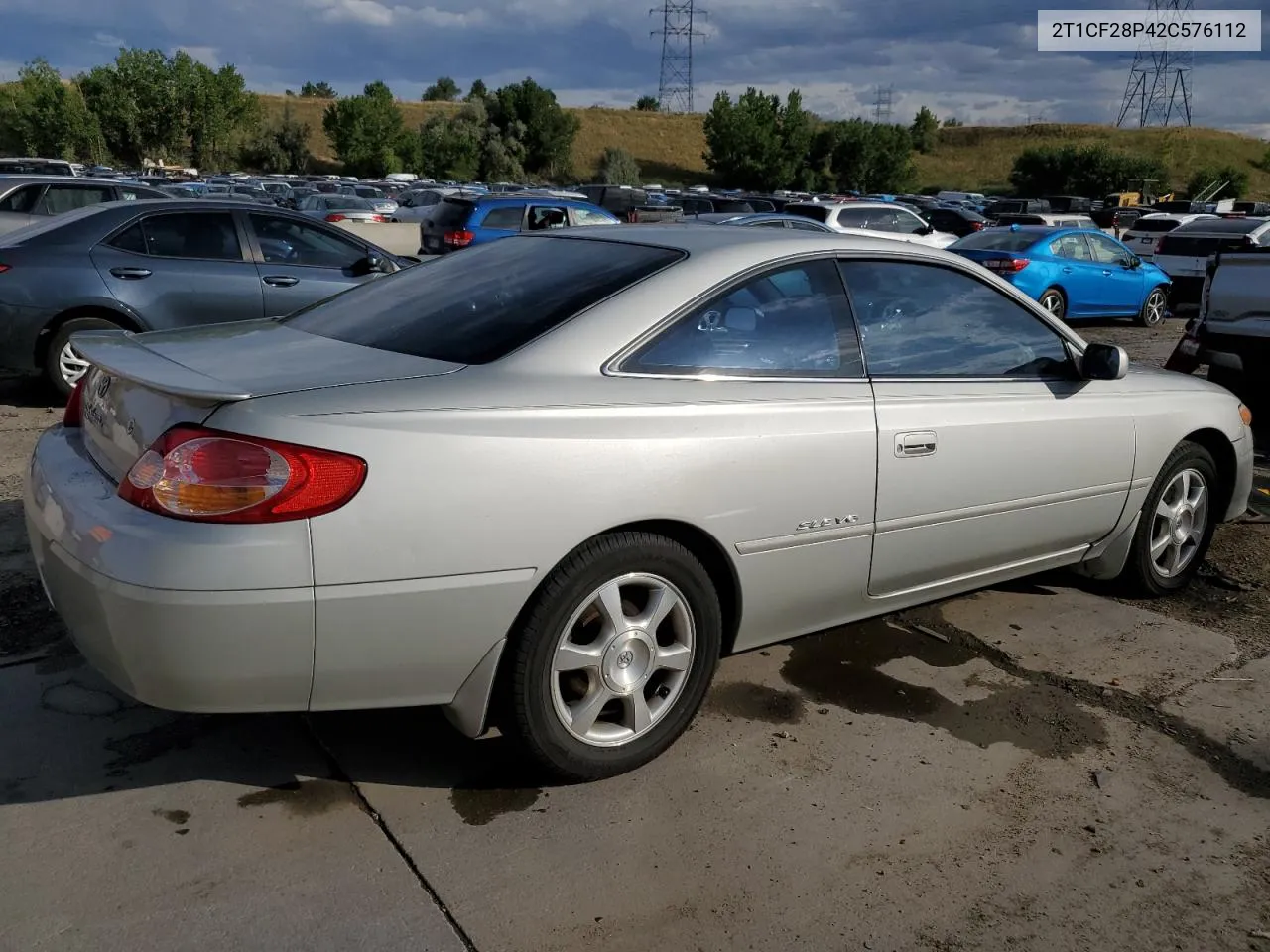 2002 Toyota Camry Solara Se VIN: 2T1CF28P42C576112 Lot: 69608284