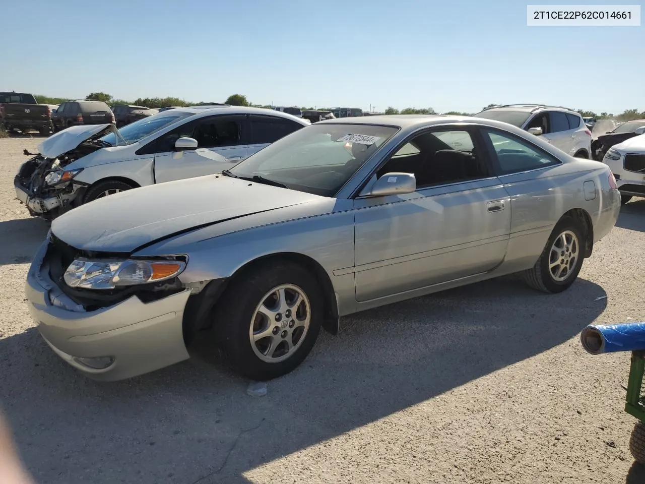 2002 Toyota Camry Solara Se VIN: 2T1CE22P62C014661 Lot: 73672544