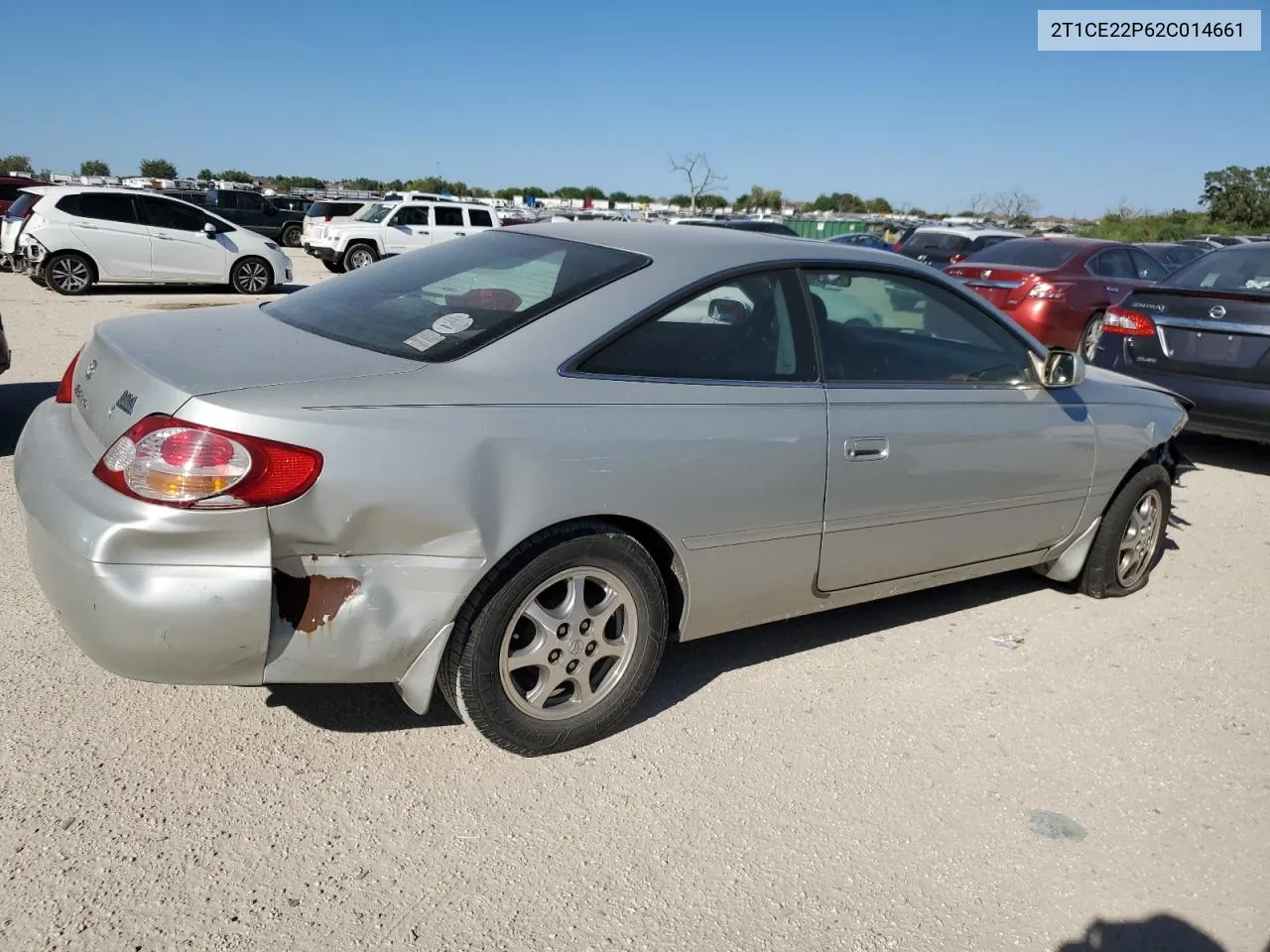 2002 Toyota Camry Solara Se VIN: 2T1CE22P62C014661 Lot: 73672544