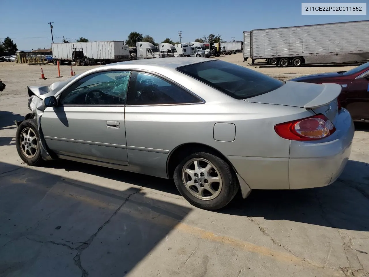 2002 Toyota Camry Solara Se VIN: 2T1CE22P02C011562 Lot: 73791814