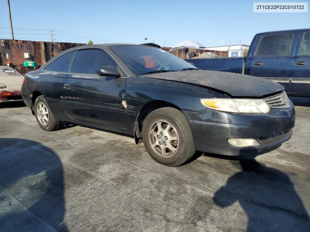 2T1CE22P22C010722 2002 Toyota Camry Solara Se