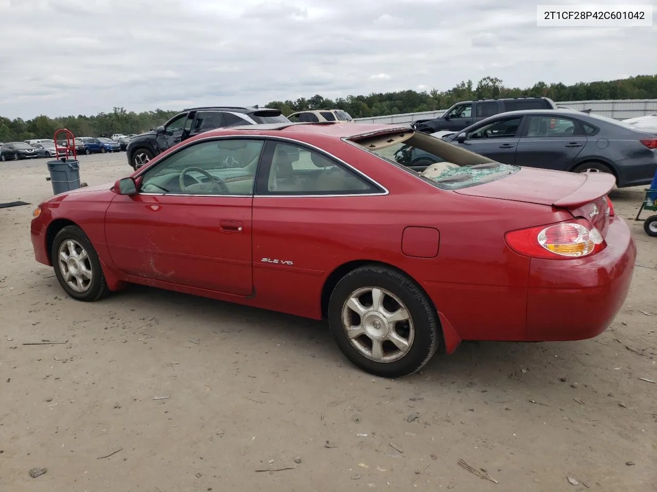 2002 Toyota Camry Solara Se VIN: 2T1CF28P42C601042 Lot: 74818624