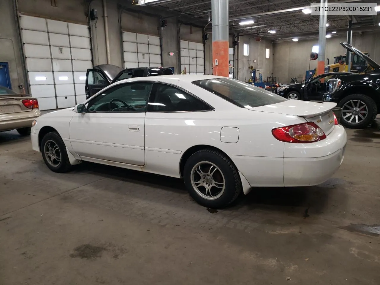 2002 Toyota Camry Solara Se VIN: 2T1CE22P82C015231 Lot: 76404404