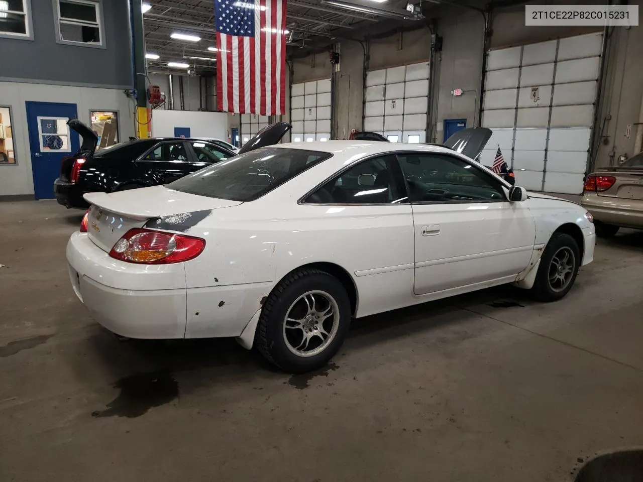 2002 Toyota Camry Solara Se VIN: 2T1CE22P82C015231 Lot: 76404404