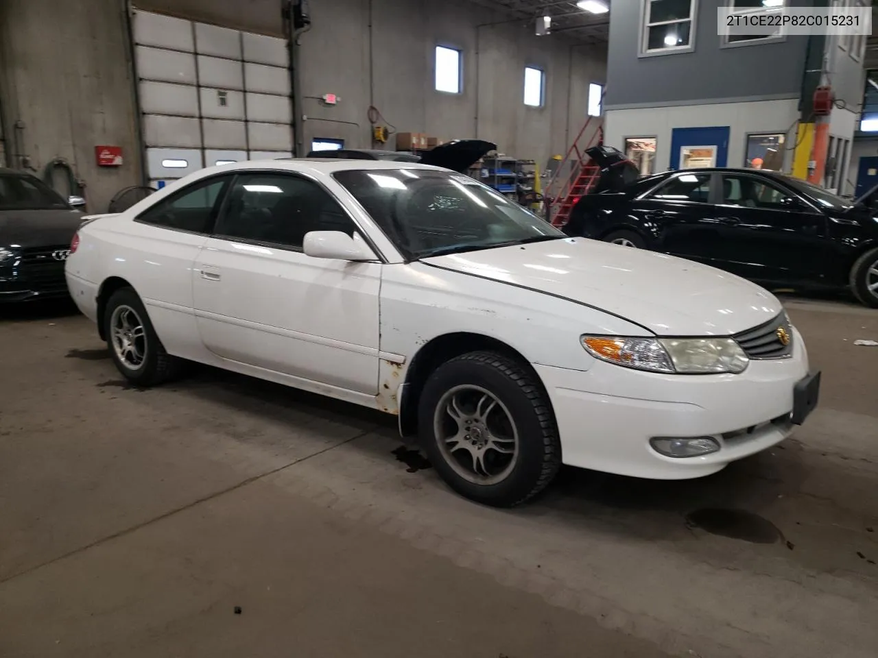 2002 Toyota Camry Solara Se VIN: 2T1CE22P82C015231 Lot: 76404404