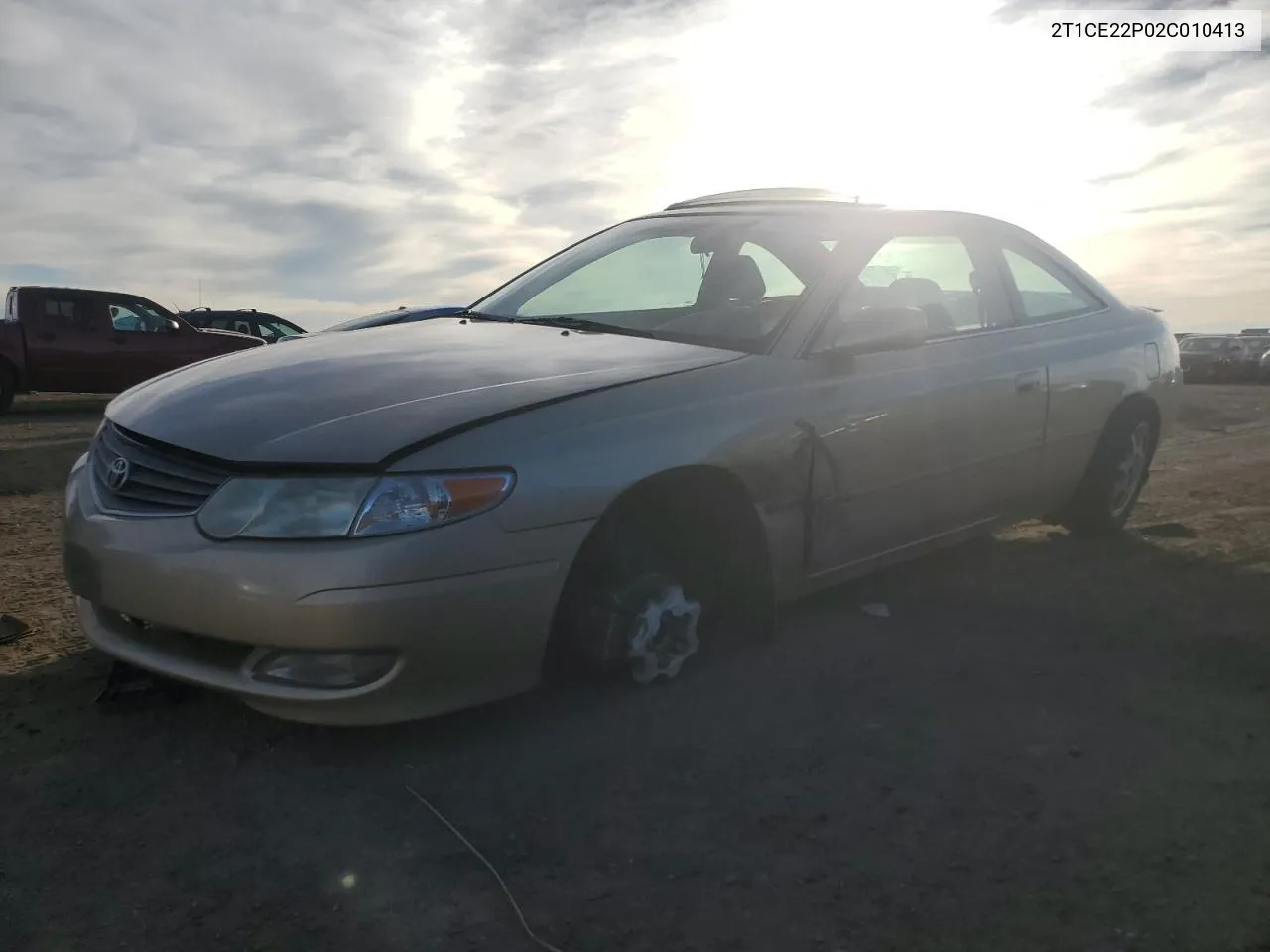 2002 Toyota Camry Solara Se VIN: 2T1CE22P02C010413 Lot: 78683774