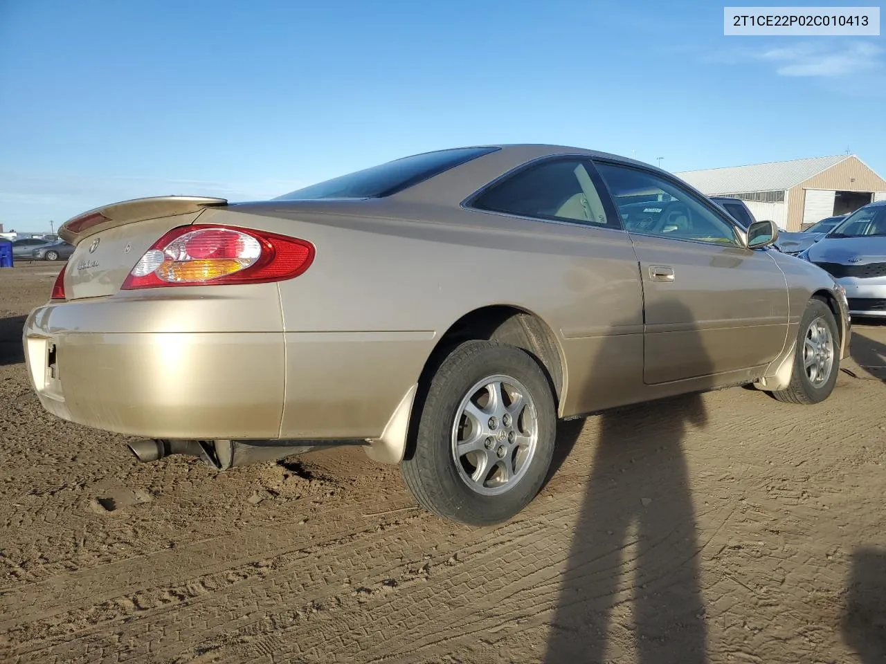 2002 Toyota Camry Solara Se VIN: 2T1CE22P02C010413 Lot: 78683774