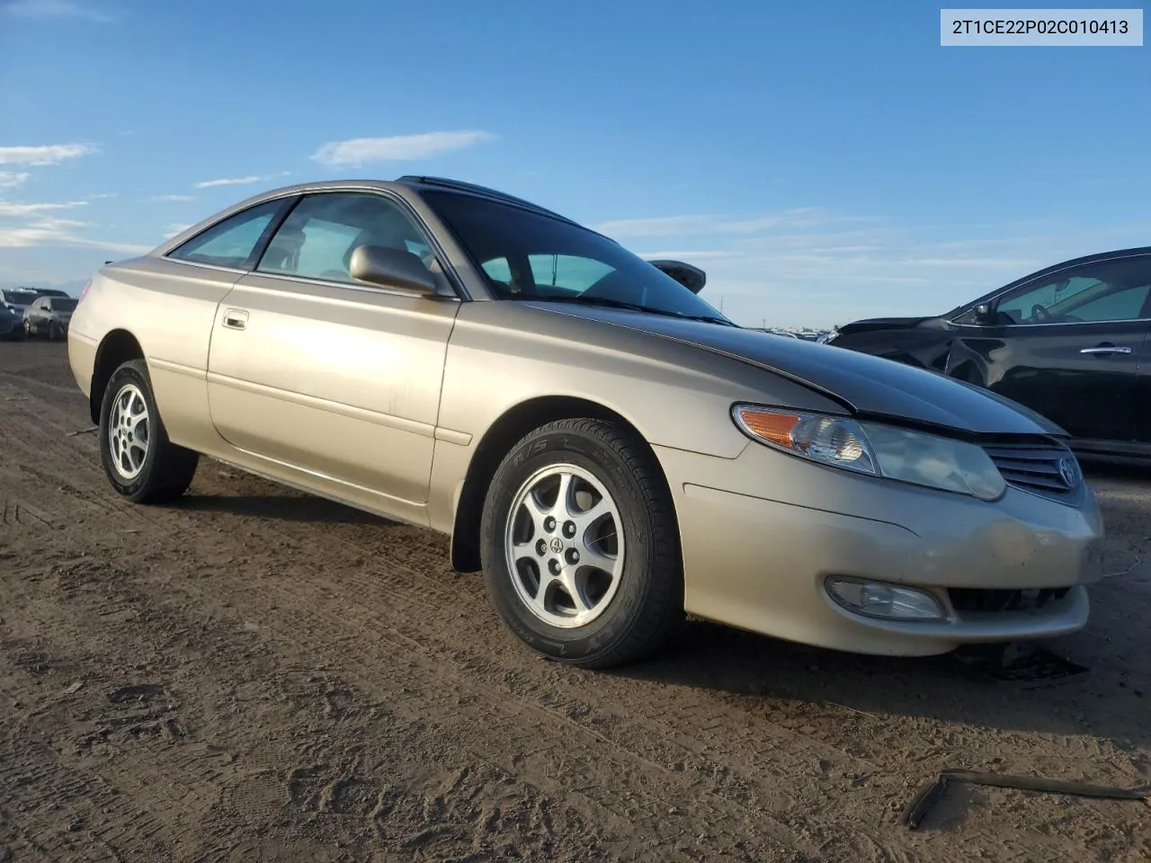 2002 Toyota Camry Solara Se VIN: 2T1CE22P02C010413 Lot: 78683774