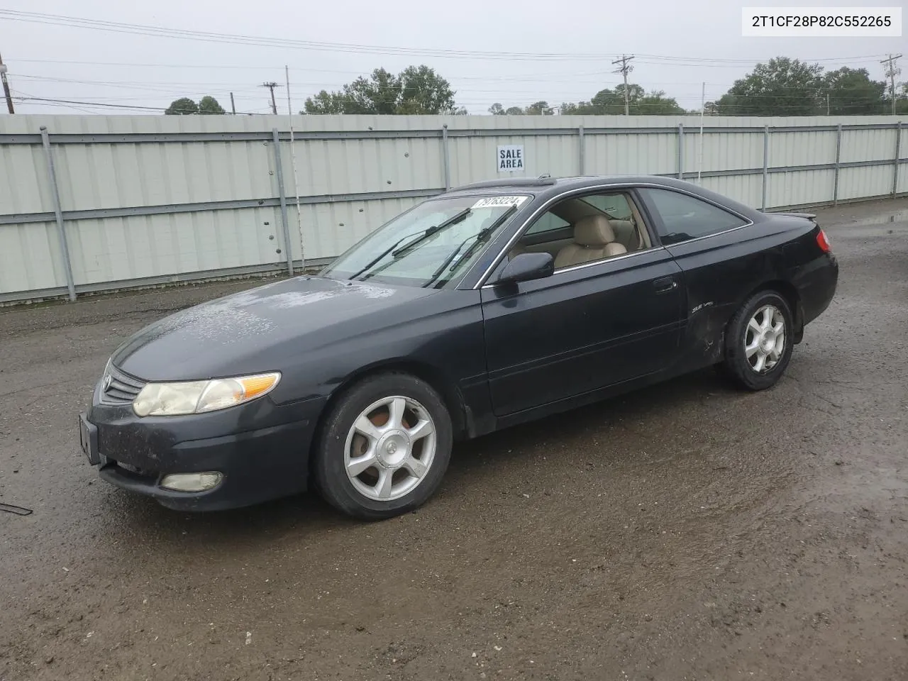 2002 Toyota Camry Solara Se VIN: 2T1CF28P82C552265 Lot: 79763224