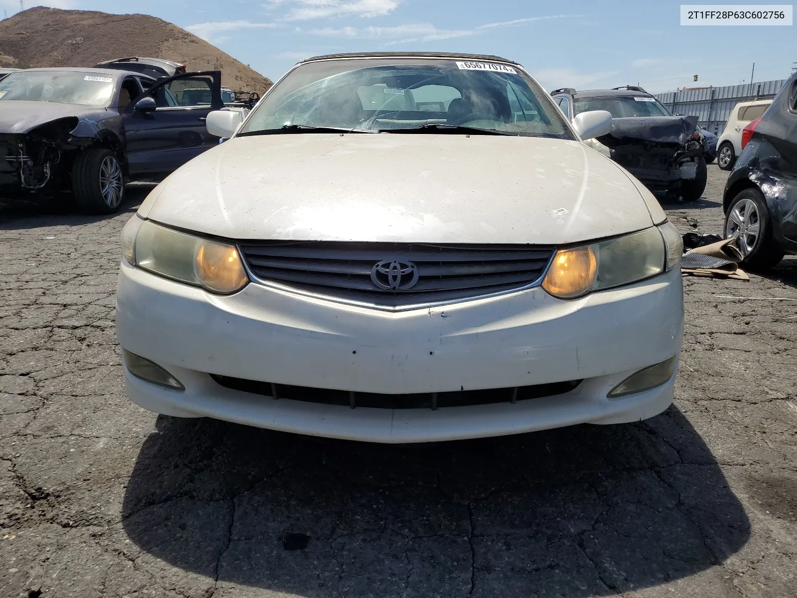 2003 Toyota Camry Solara Se VIN: 2T1FF28P63C602756 Lot: 65677074