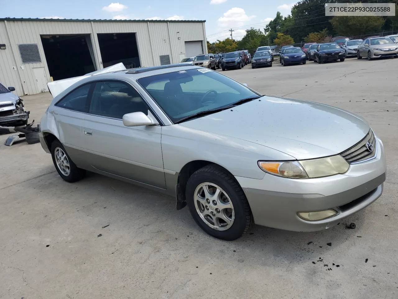 2003 Toyota Camry Solara Se VIN: 2T1CE22P93C025588 Lot: 66089514