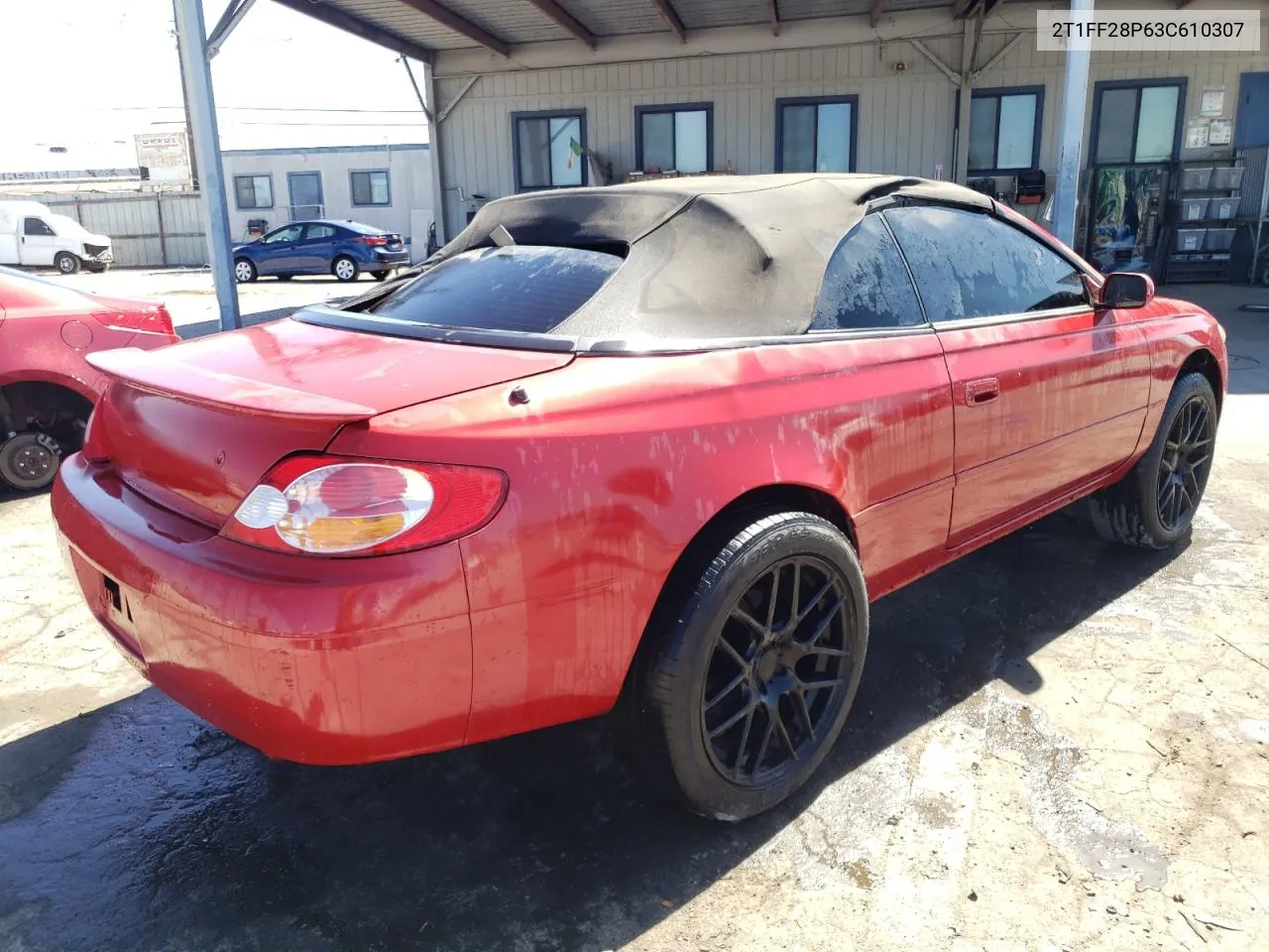 2003 Toyota Camry Solara Se VIN: 2T1FF28P63C610307 Lot: 68513324