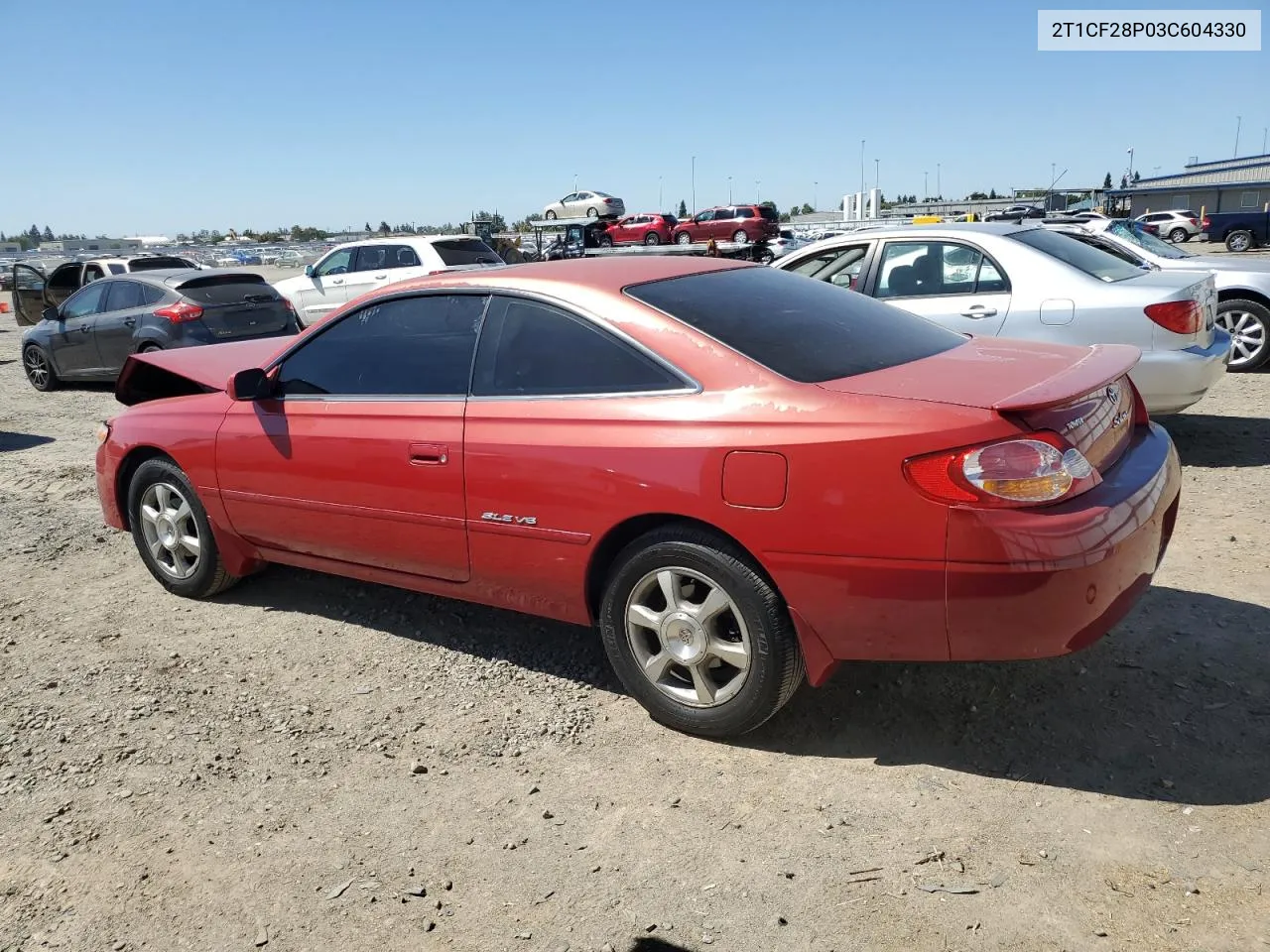 2003 Toyota Camry Solara Se VIN: 2T1CF28P03C604330 Lot: 69711274