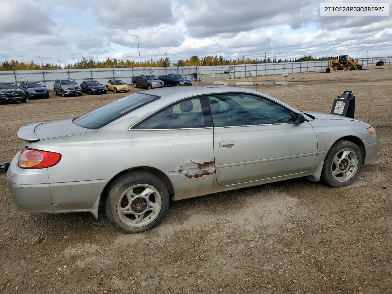 2003 Toyota Camry Solara Se VIN: 2T1CF28P03C885920 Lot: 74244814