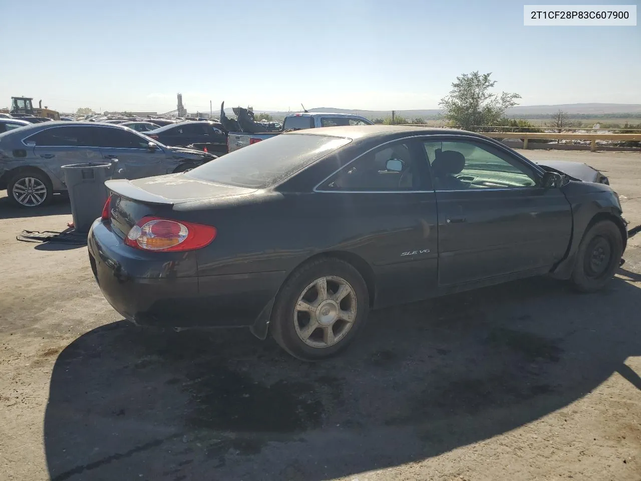 2003 Toyota Camry Solara Se VIN: 2T1CF28P83C607900 Lot: 74517154