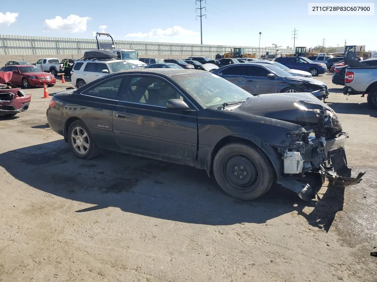 2003 Toyota Camry Solara Se VIN: 2T1CF28P83C607900 Lot: 74517154