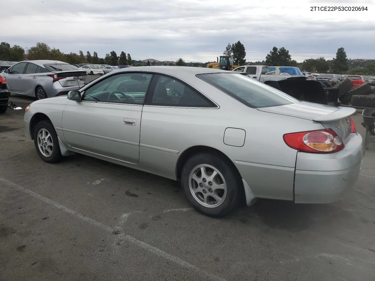 2003 Toyota Camry Solara Se VIN: 2T1CE22P53C020694 Lot: 76614494