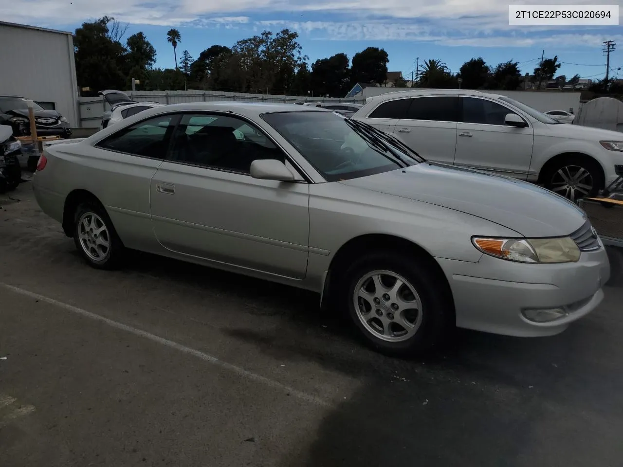 2003 Toyota Camry Solara Se VIN: 2T1CE22P53C020694 Lot: 76614494