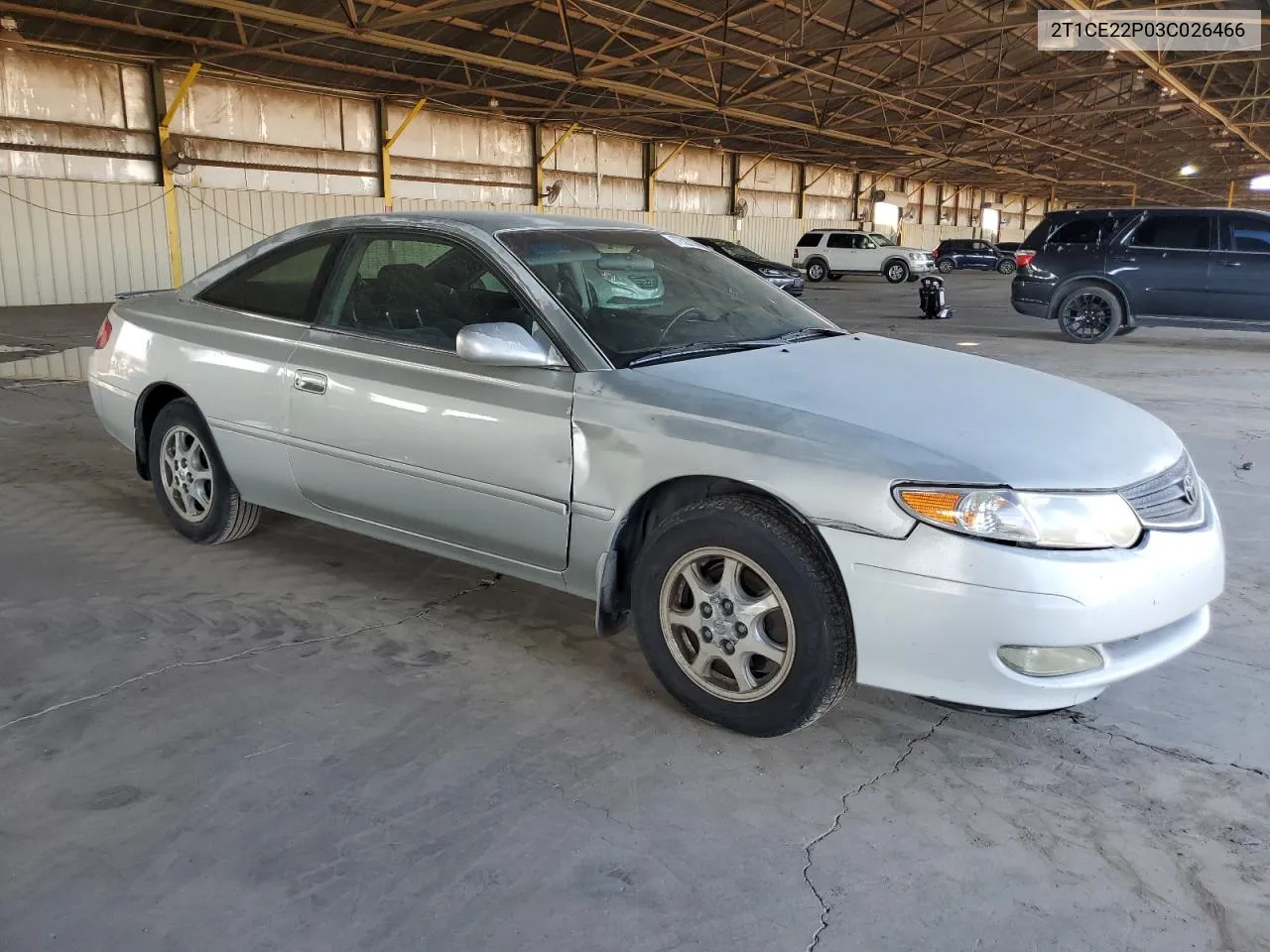 2003 Toyota Camry Solara Se VIN: 2T1CE22P03C026466 Lot: 77522794