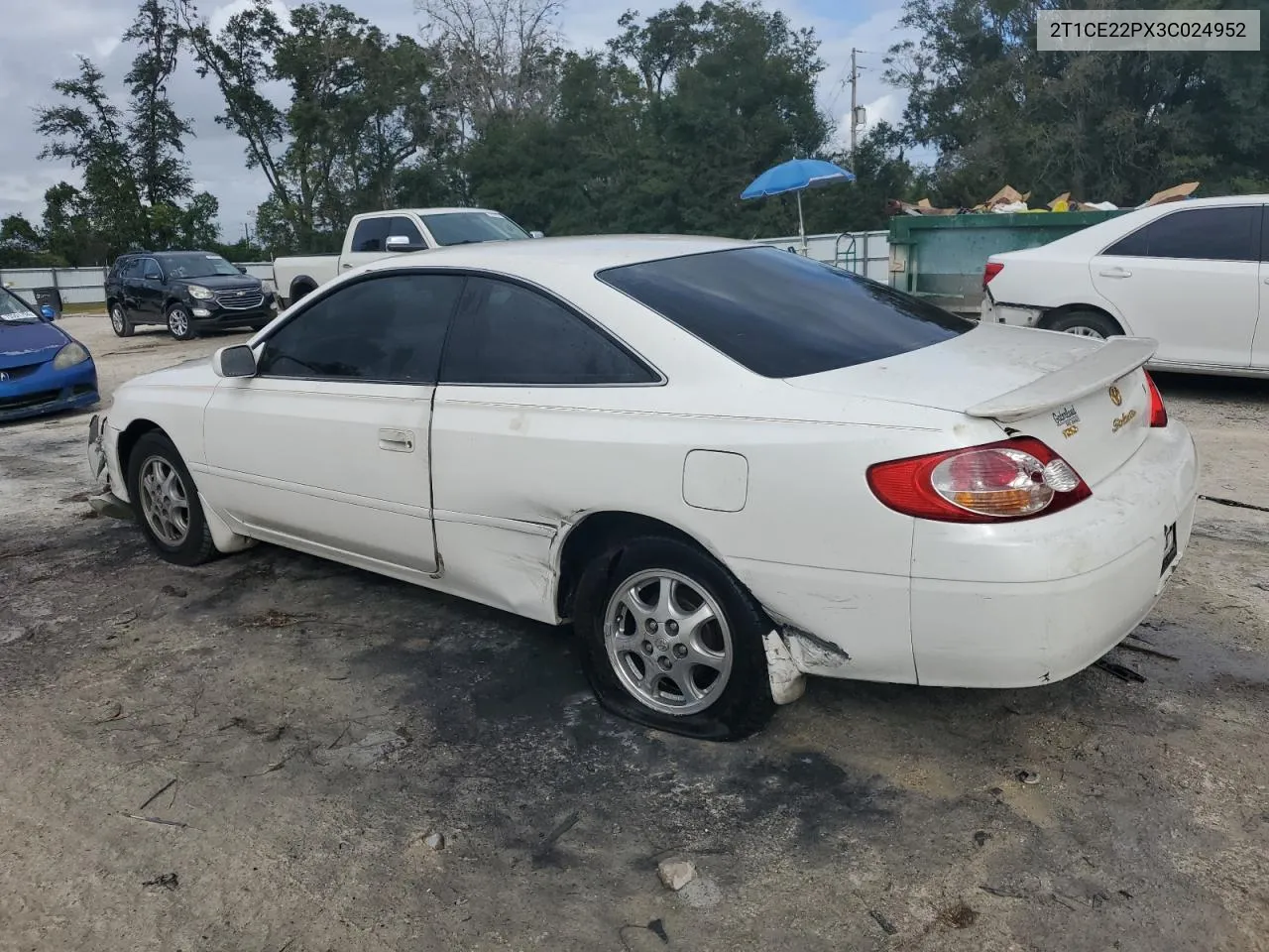 2003 Toyota Camry Solara Se VIN: 2T1CE22PX3C024952 Lot: 79448884