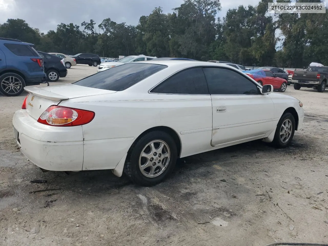 2003 Toyota Camry Solara Se VIN: 2T1CE22PX3C024952 Lot: 79448884