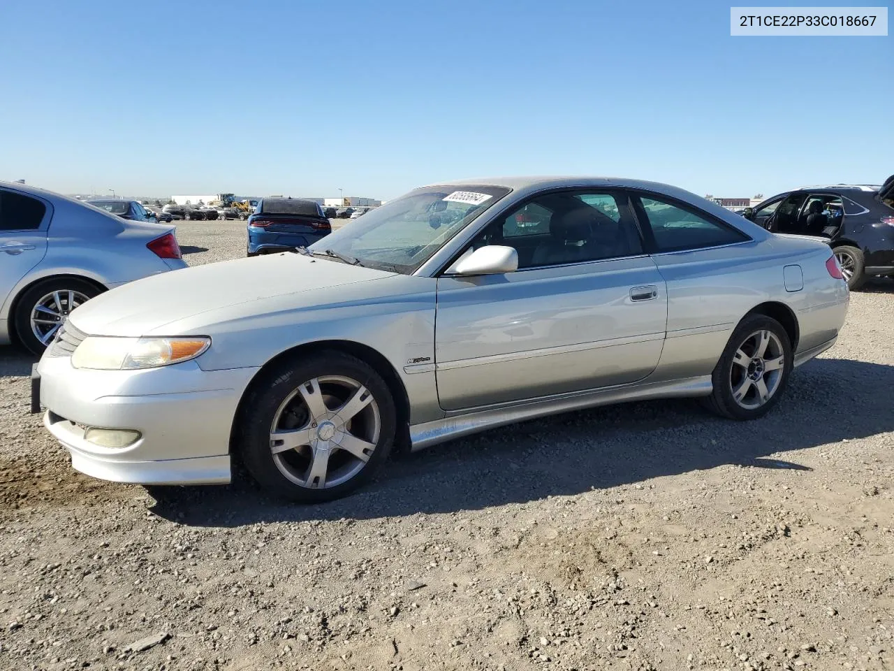 2003 Toyota Camry Solara Se VIN: 2T1CE22P33C018667 Lot: 80585864