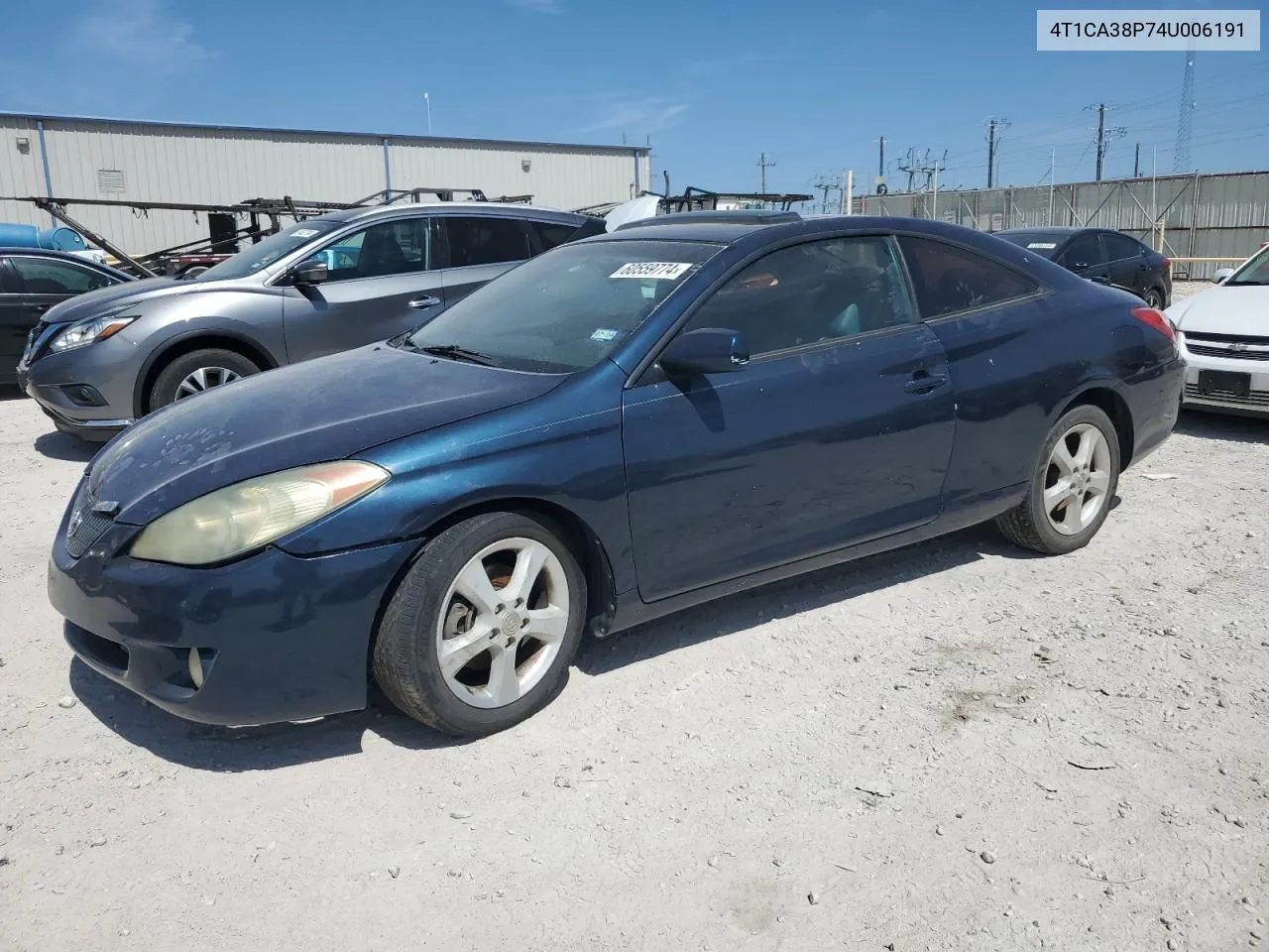 2004 Toyota Camry Solara Se VIN: 4T1CA38P74U006191 Lot: 60559774