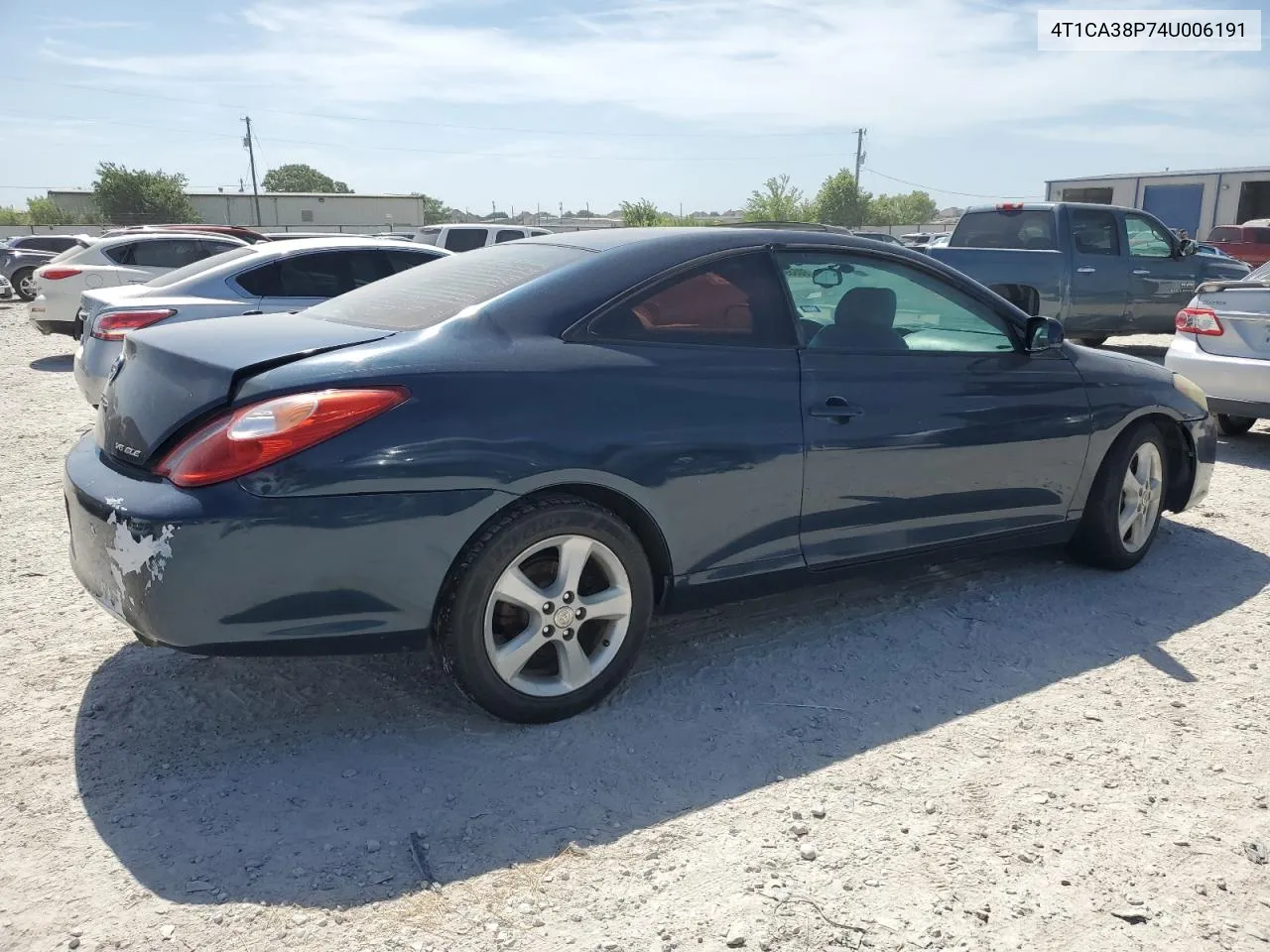 2004 Toyota Camry Solara Se VIN: 4T1CA38P74U006191 Lot: 60559774