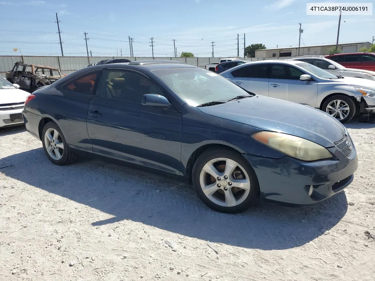 2004 Toyota Camry Solara Se VIN: 4T1CA38P74U006191 Lot: 60559774