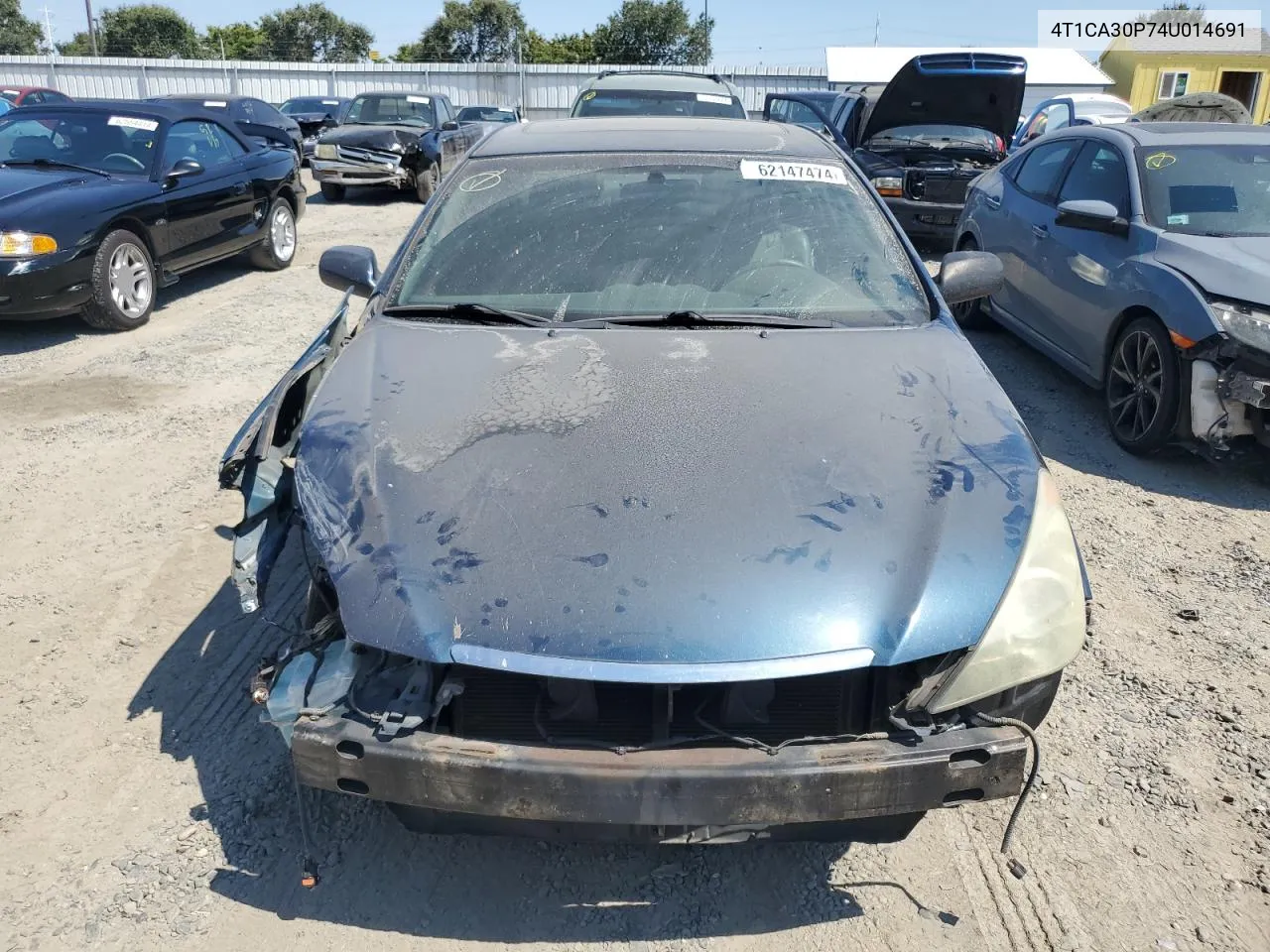 2004 Toyota Camry Solara Se VIN: 4T1CA30P74U014691 Lot: 62147474