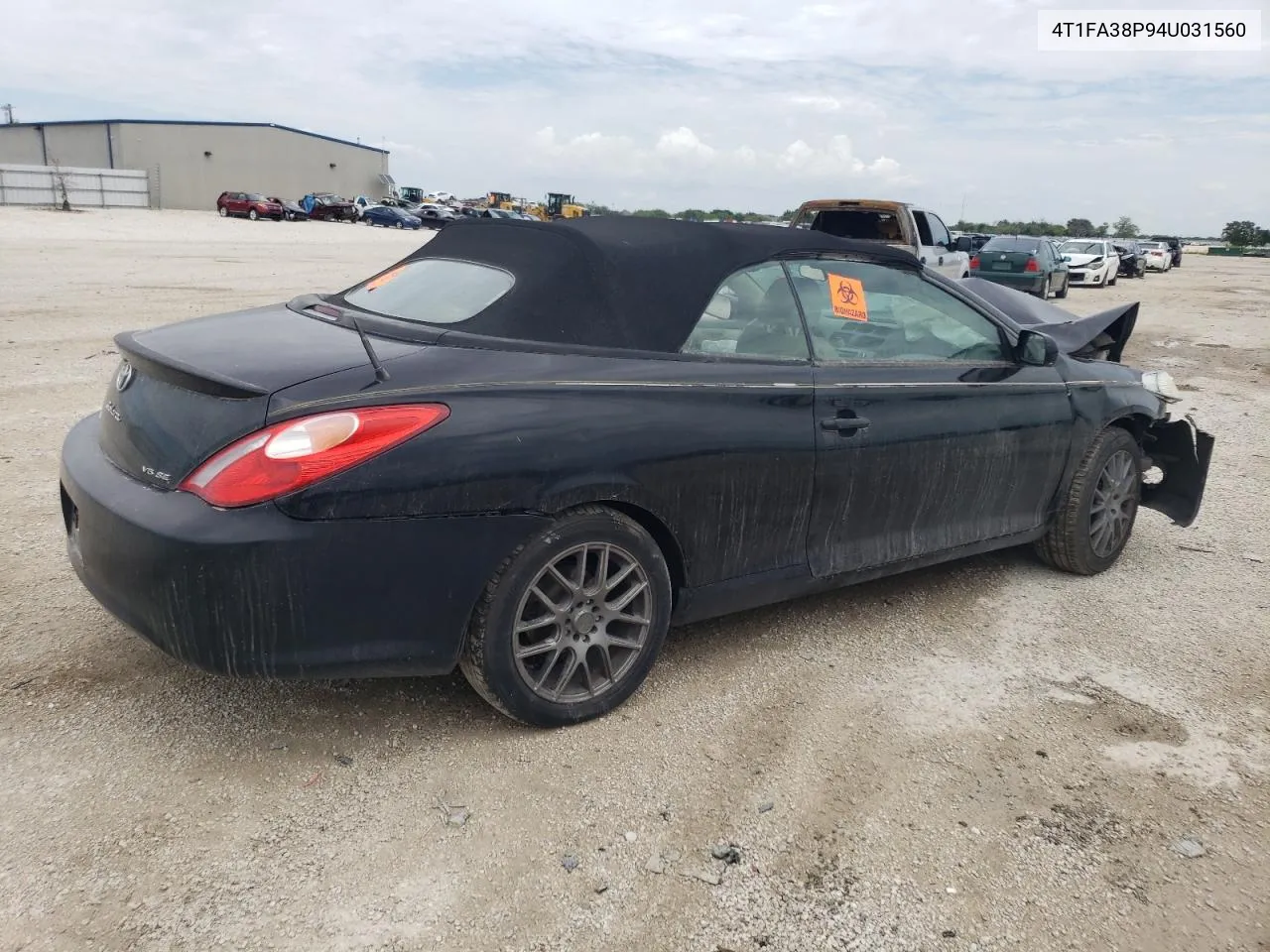 2004 Toyota Camry Solara Se VIN: 4T1FA38P94U031560 Lot: 62943994