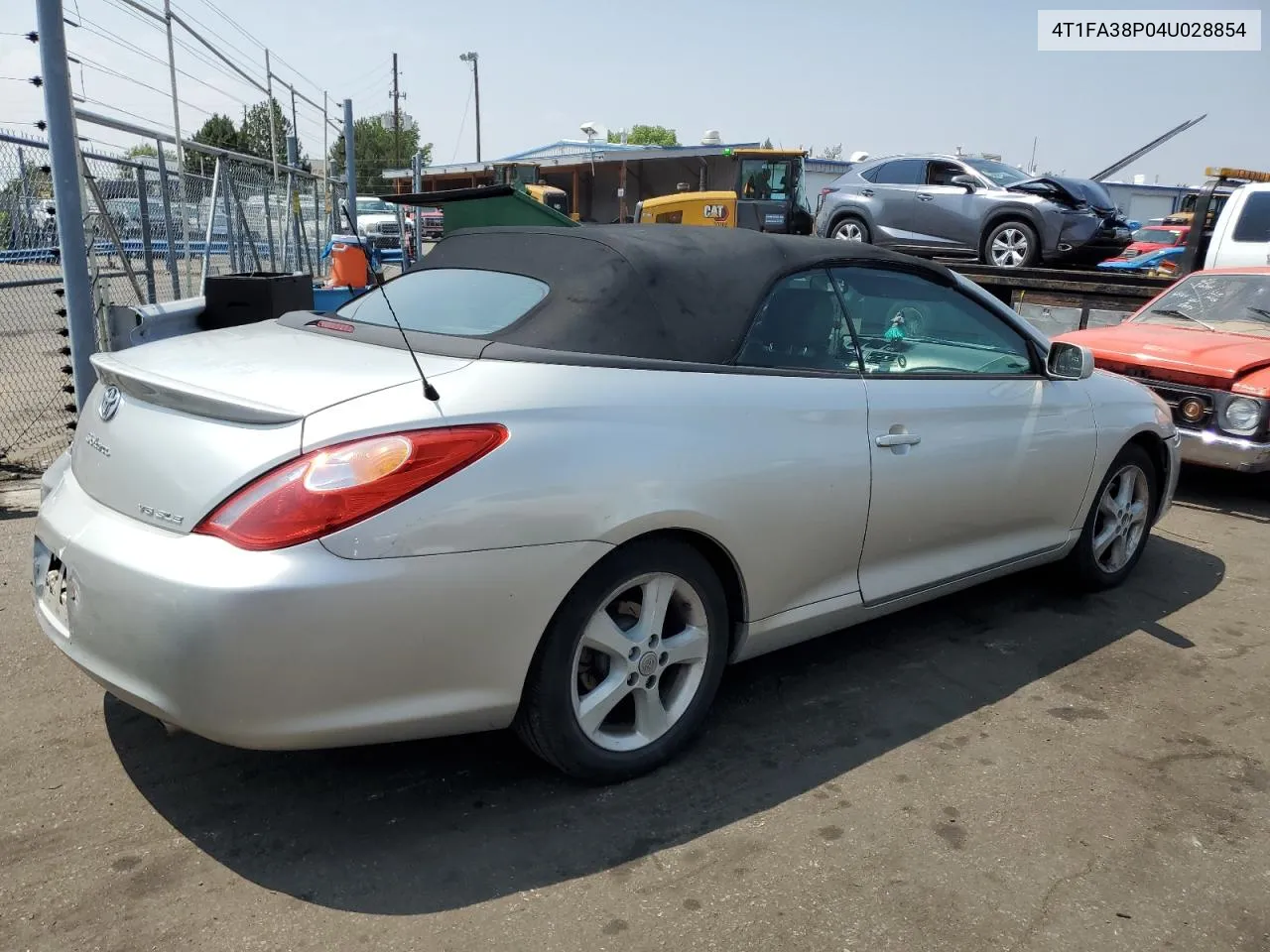 2004 Toyota Camry Solara Se VIN: 4T1FA38P04U028854 Lot: 64912684