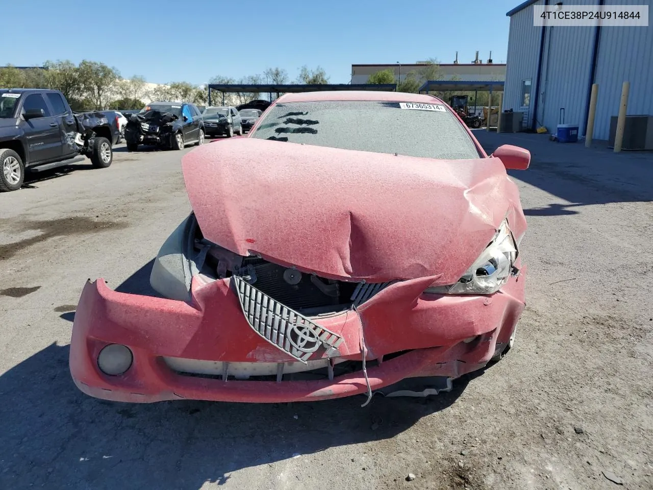 2004 Toyota Camry Solara Se VIN: 4T1CE38P24U914844 Lot: 67365314