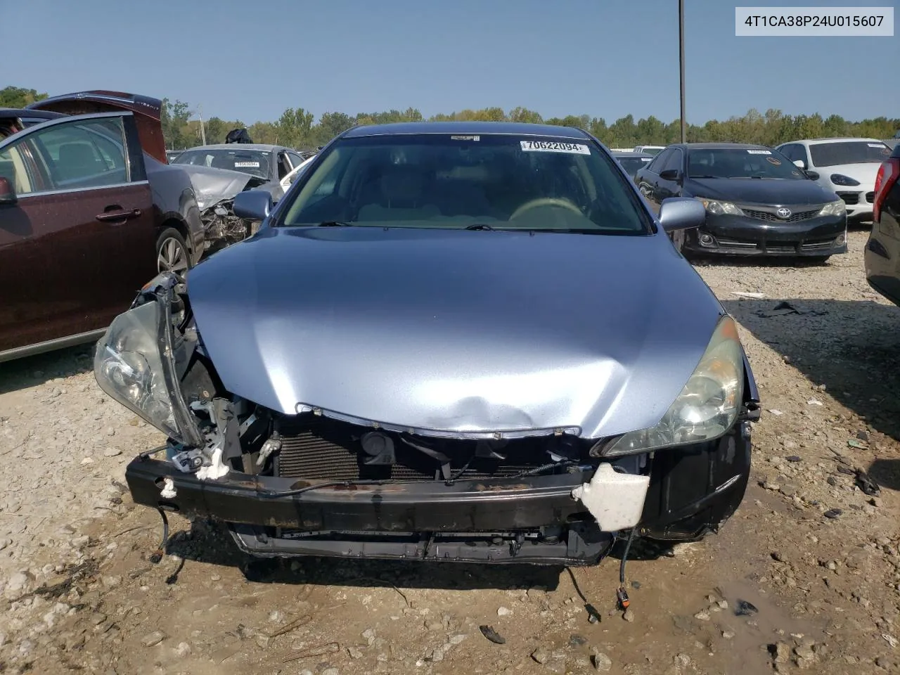 2004 Toyota Camry Solara Se VIN: 4T1CA38P24U015607 Lot: 70622094