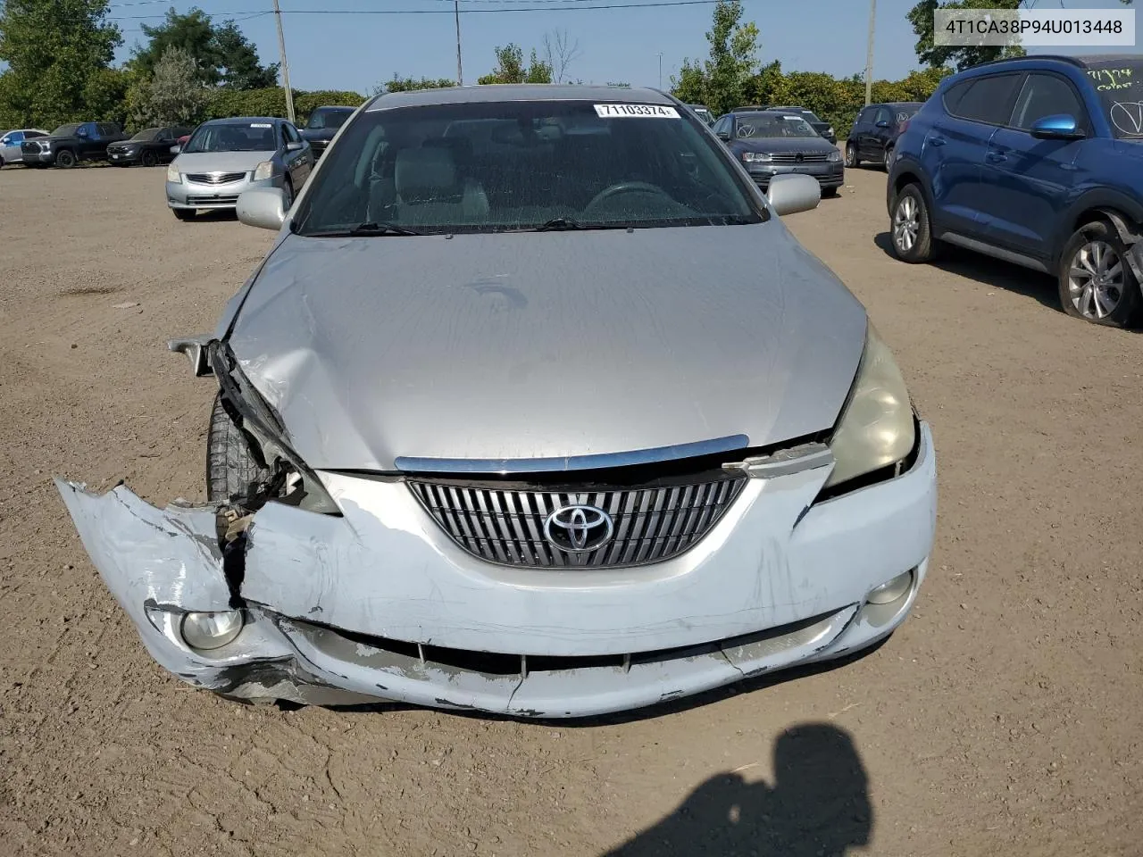 2004 Toyota Camry Solara Se VIN: 4T1CA38P94U013448 Lot: 71103374