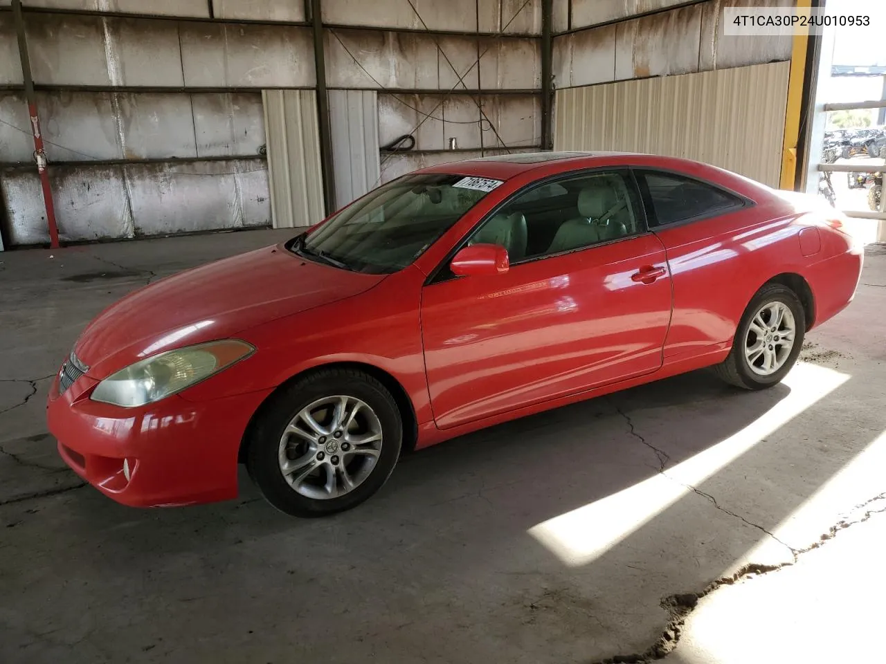 2004 Toyota Camry Solara Se VIN: 4T1CA30P24U010953 Lot: 71867574