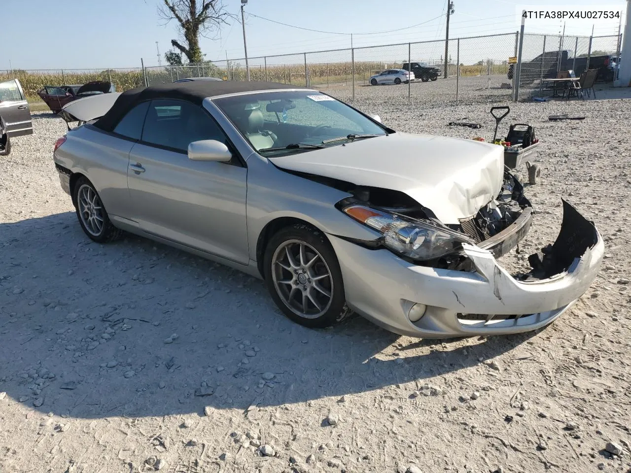 2004 Toyota Camry Solara Se VIN: 4T1FA38PX4U027534 Lot: 72087294