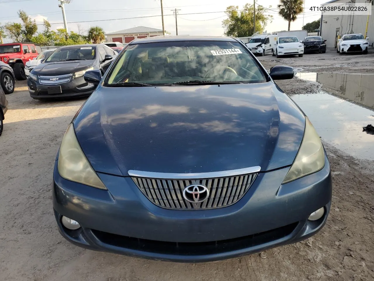 2004 Toyota Camry Solara Se VIN: 4T1CA38P54U022826 Lot: 72931144