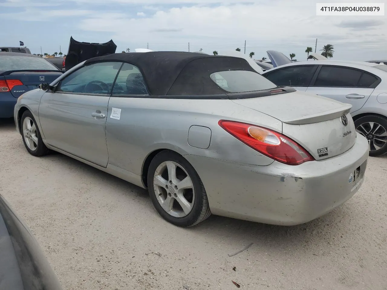 2004 Toyota Camry Solara Se VIN: 4T1FA38P04U038879 Lot: 74352164