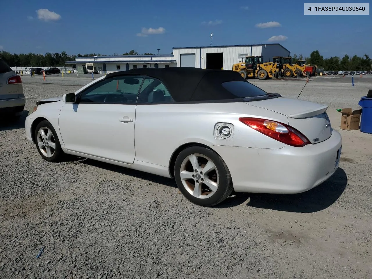 2004 Toyota Camry Solara Se VIN: 4T1FA38P94U030540 Lot: 74615834