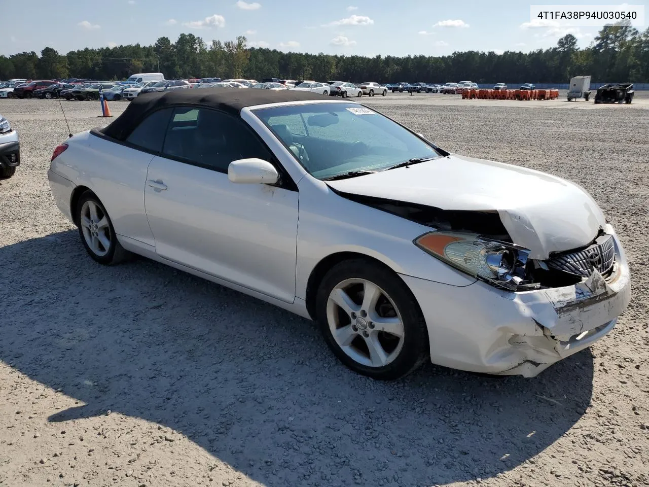 2004 Toyota Camry Solara Se VIN: 4T1FA38P94U030540 Lot: 74615834